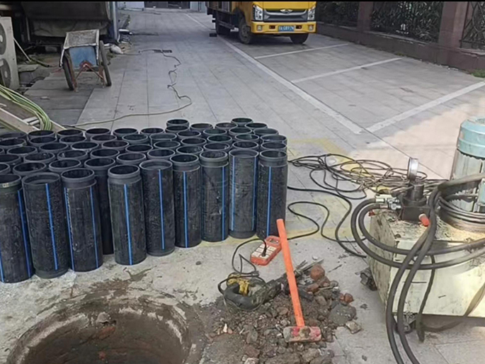 丰都PE置换管厂家 DN315置换管 非开挖管短管置换